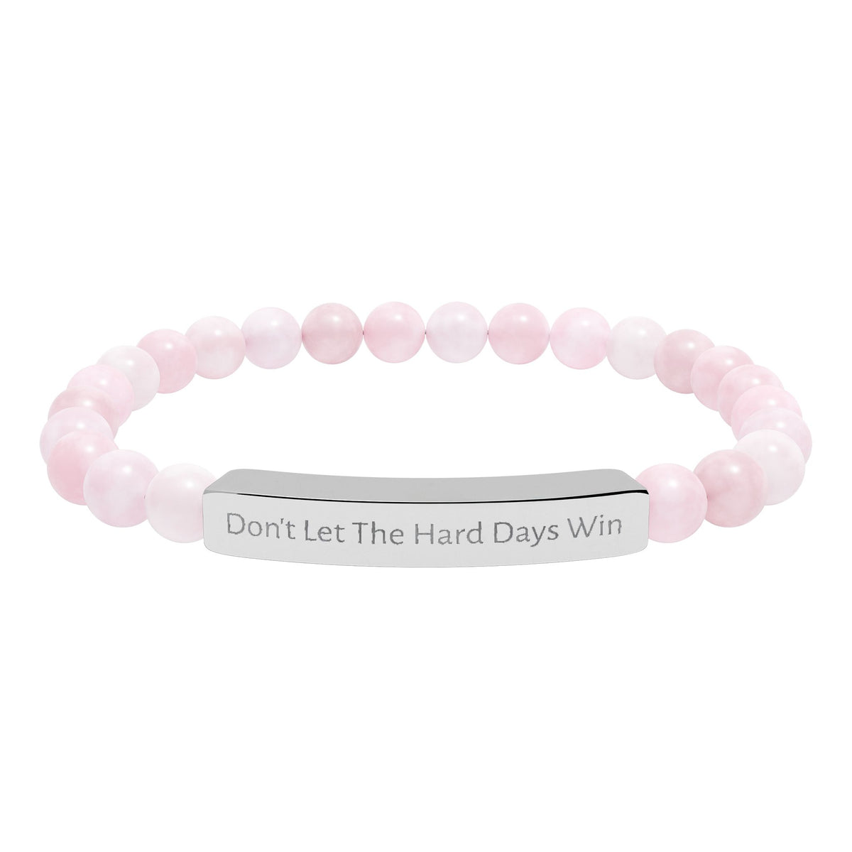 Don’t Let the Hard Days Win —  Natural Stone Strength Bracelet