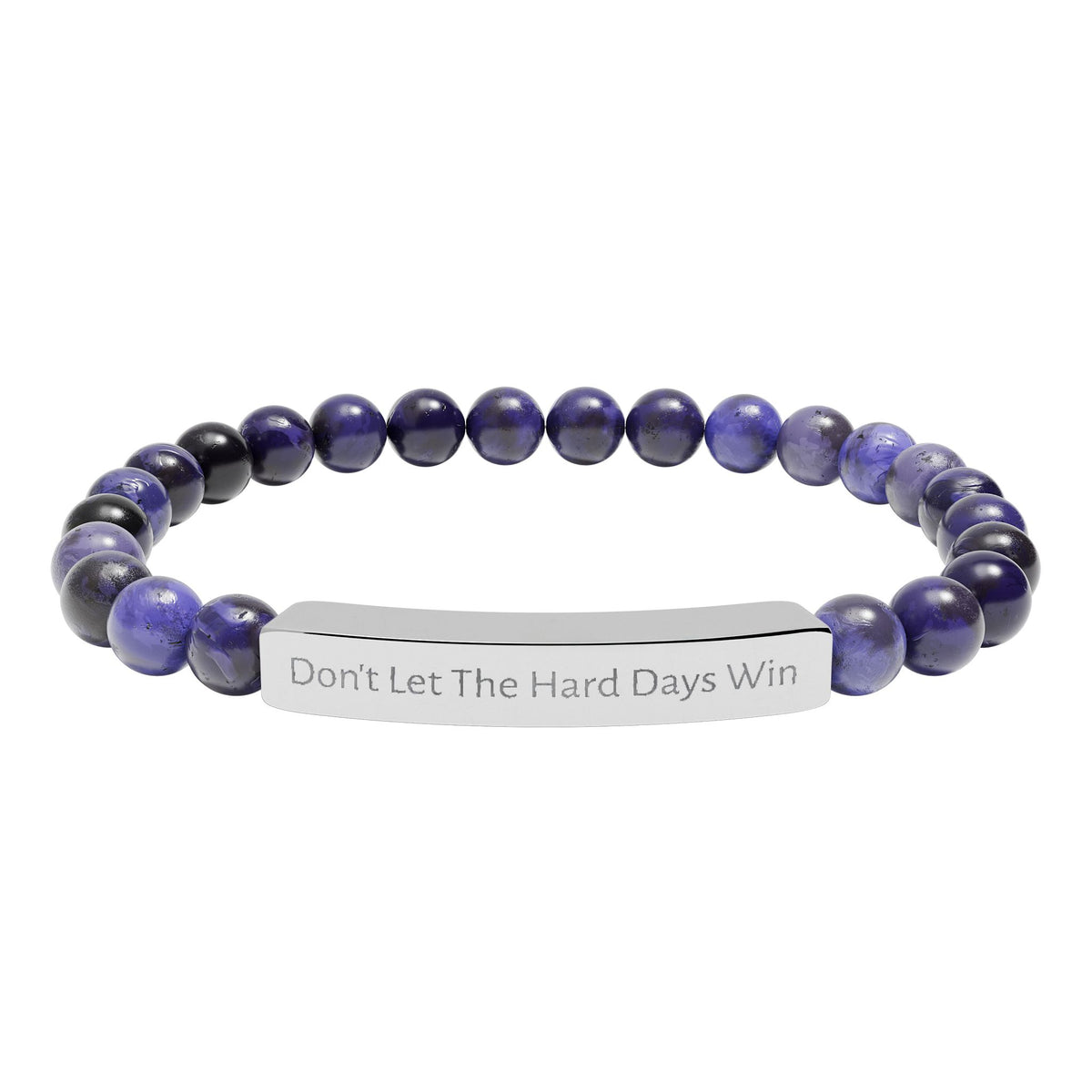 Don’t Let the Hard Days Win —  Natural Stone Strength Bracelet