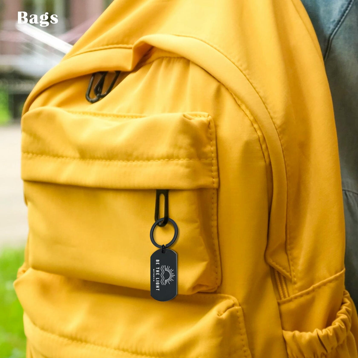 Be The Light -Inspirational Faith Keychain