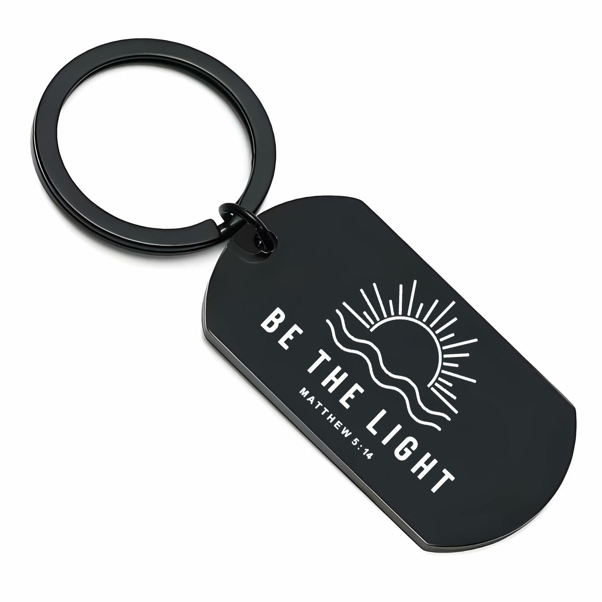 Be The Light -Inspirational Faith Keychain